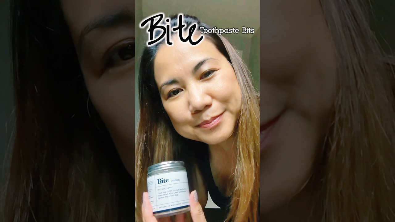 Would you try? Bite toothpaste Bits. Toothpaste tablets.