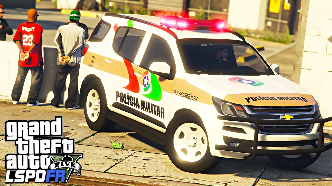 TROCA DE TIRO INTENSA COM TRAFICANTES - PMSC - GTA 5 ROTINA POLICIAL