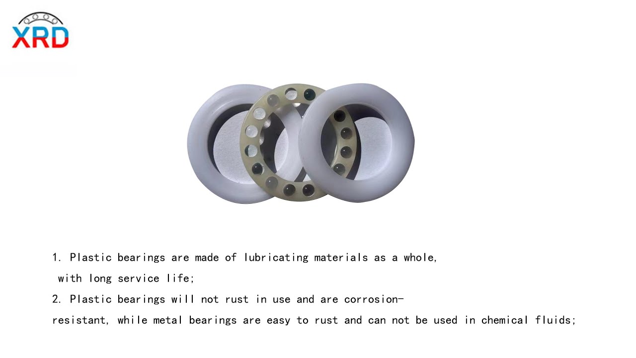 Thrust ball plastic bearing 51206 pom Xingruida flat plastic bearing supplier