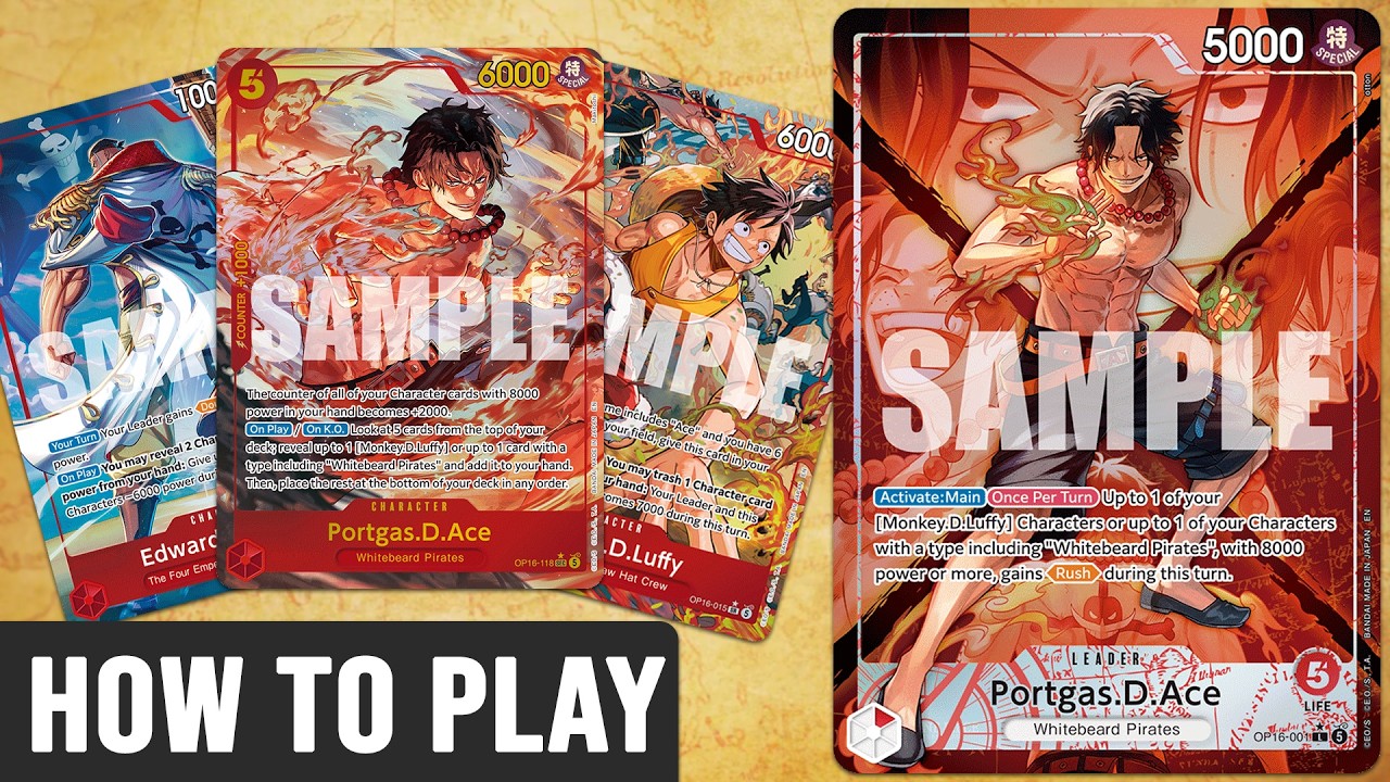 Как играть за красного Эйса &mdash; One Piece TCG