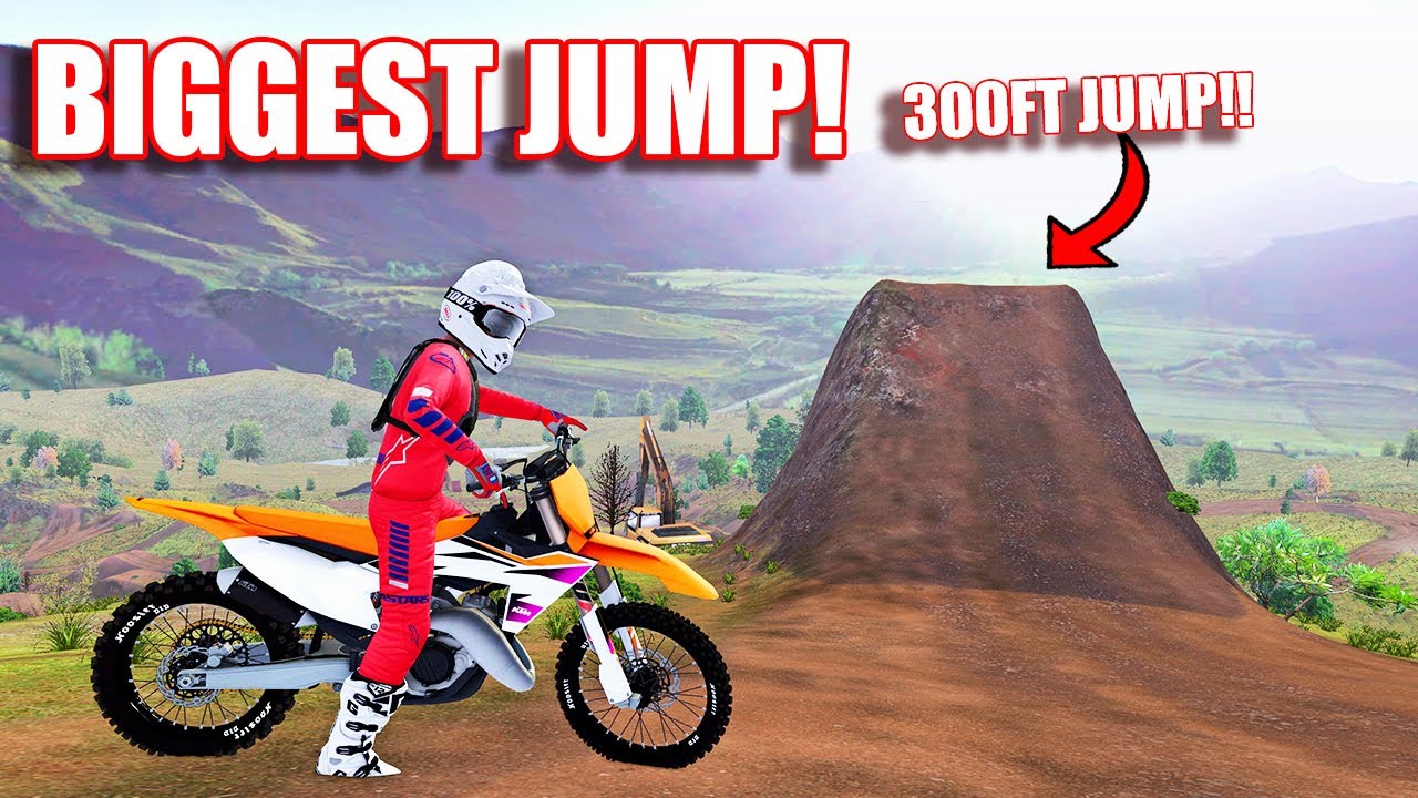 300FT JUMP VS EVERY DIRTBIKE IN MXBIKES!? (What CC Can Clear It?)