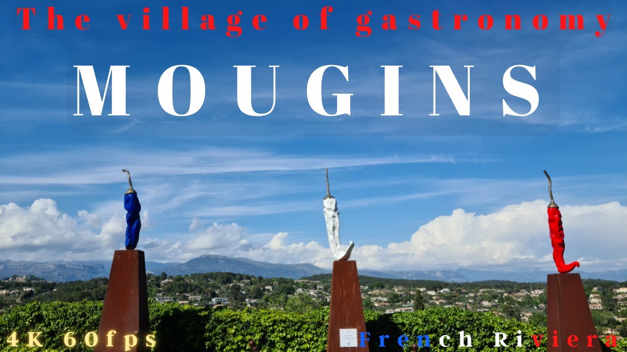 Mougins the village of gastronomy // Provence - France walking tour 2022