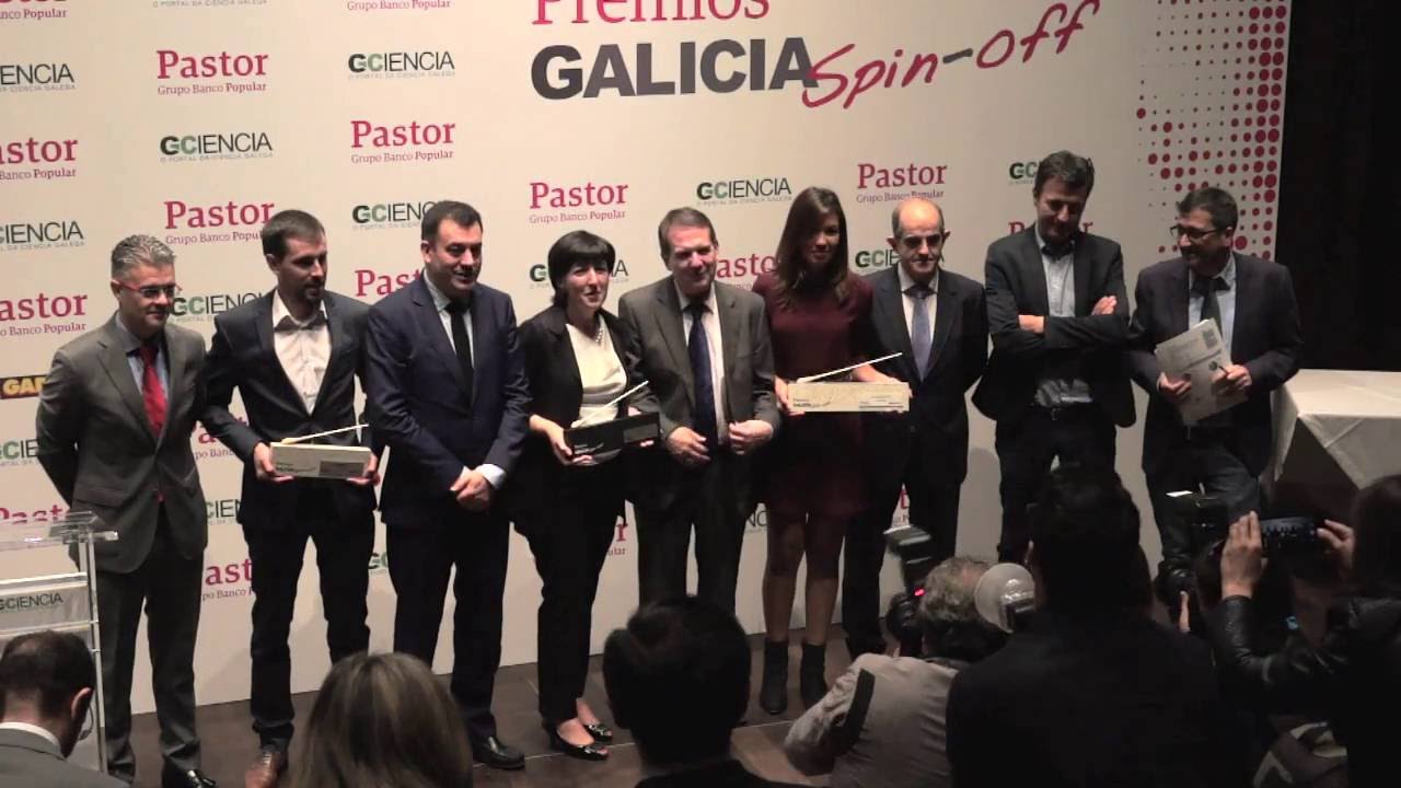 Entrega de los II Premios Galicia Spin-Off de Pastor y GCiencia