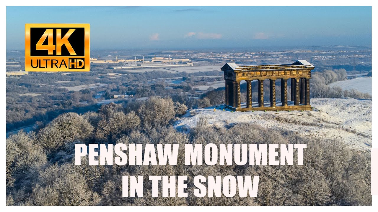 Walking In A Winter Sunderland ~ Aerial Video (2022) #penshaw