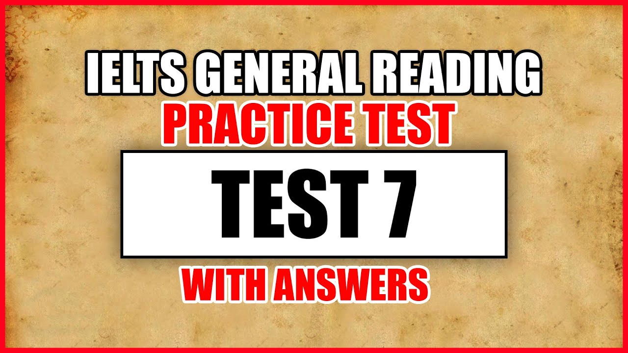 IELTS READING TEST | GENERAL MODULE | with ANSWERS ! 23.11.2019