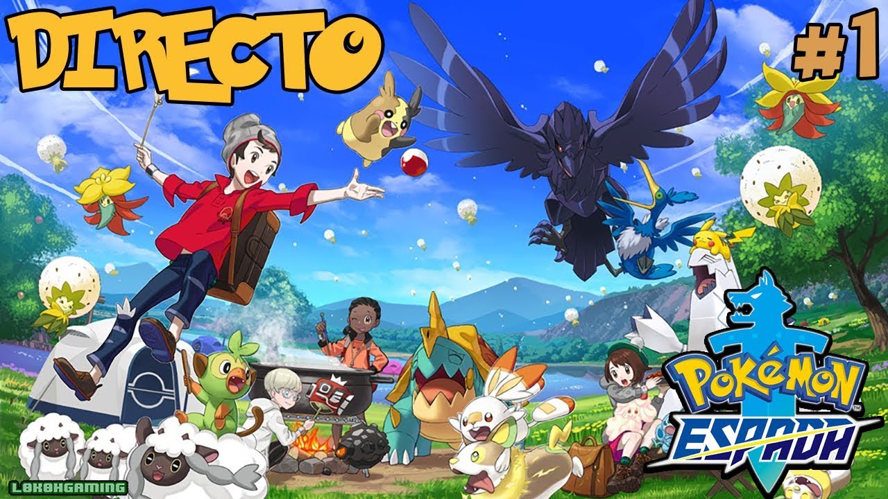 Pokémon Espada y Escudo - Directo #1 - Español - Impresiones - Primeros Pasos - Nintendo Switch