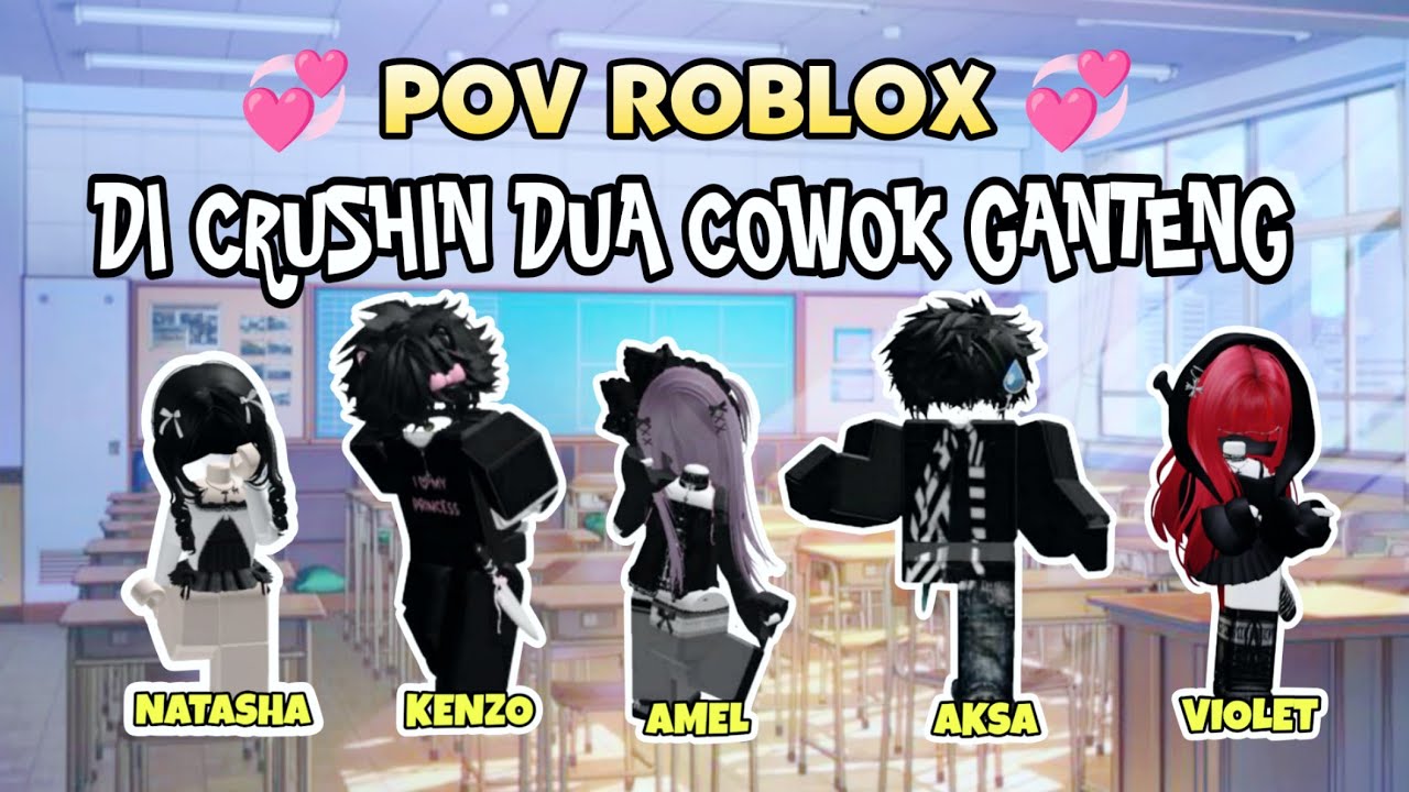 DI CRUSHIN DUA COWOK GANTENG | POV PERCAKAPAN ROBLOX #povroblox #roblox #naurapov #percakapanroblox 