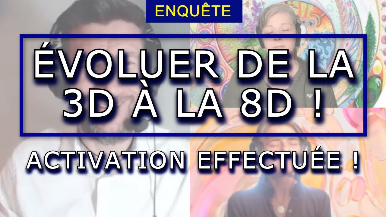 ENQUÊTE : ÉVOLUER DE LA 3D À LA 8D. ACTIVATION EFFECTUÉE!