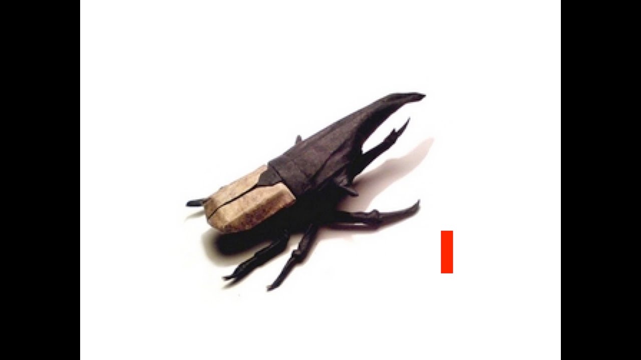 Origami Hercules beetle by Manuel Sirgo - Part 1