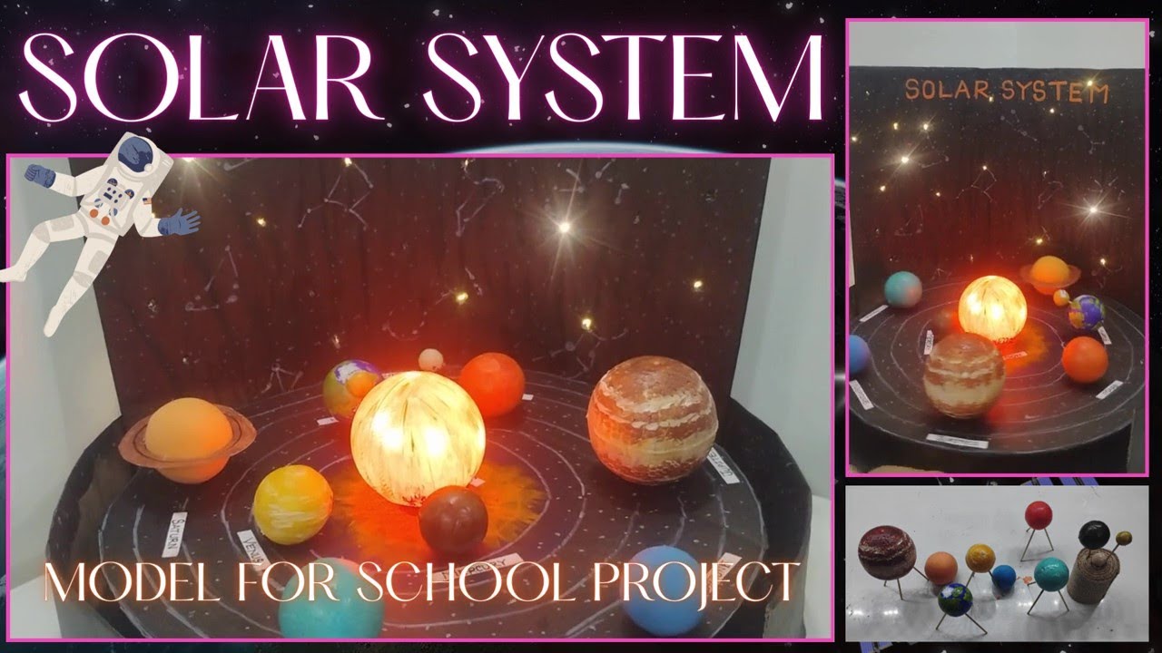 DIY Solar system project | 3D Model of Solar system | Planet Project | School Science project