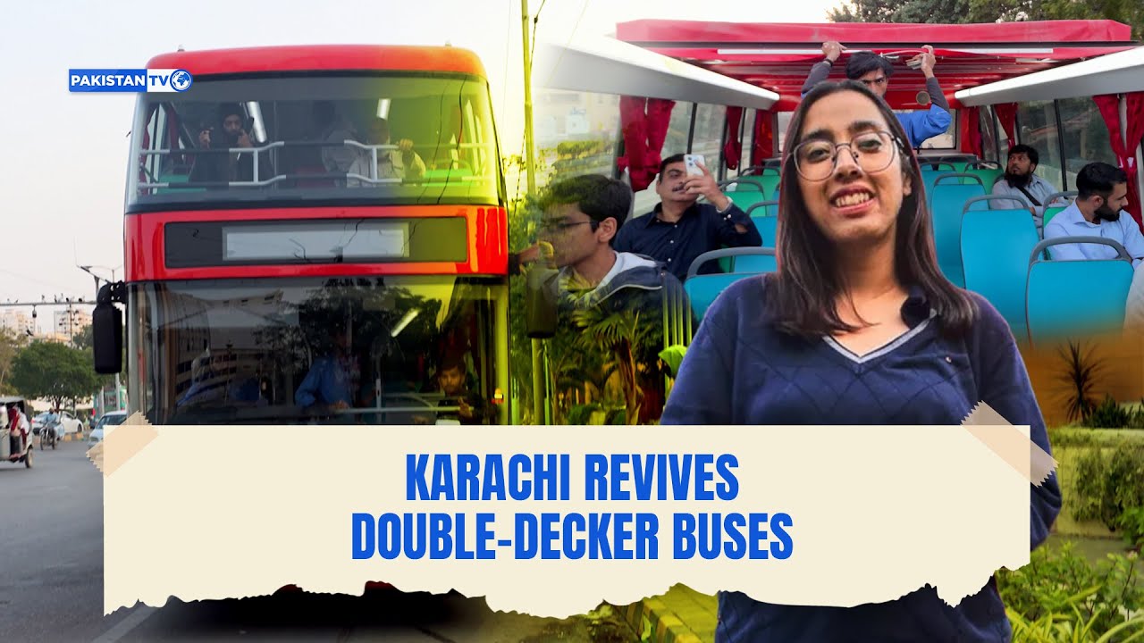 Double-decker buses return to Karachi after 60 years