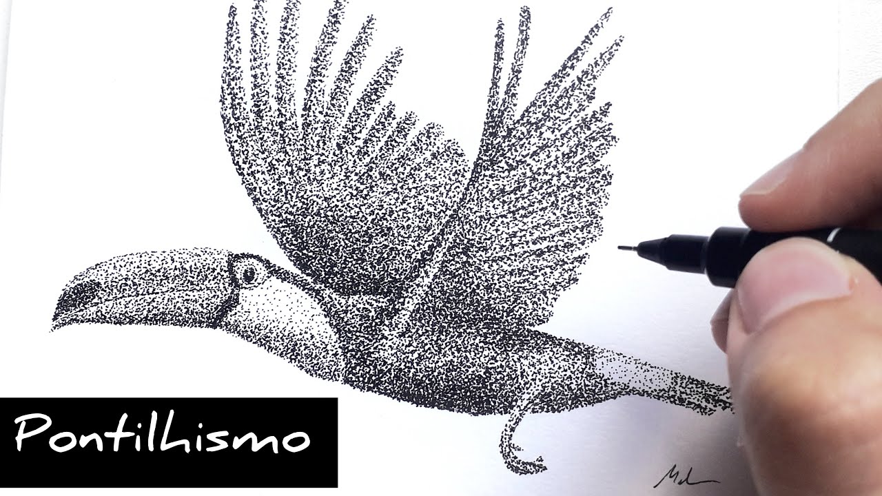 РИСУНОК С ТЕХНИКОЙ ПОИНТИЛИЗМА - Советы по рисованию пуантилизма для начинающих | Тукан