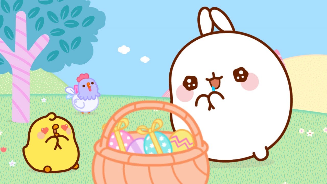 The Easter Egg Challenge with Molang and Piu Piu | Funny Compilation For kids