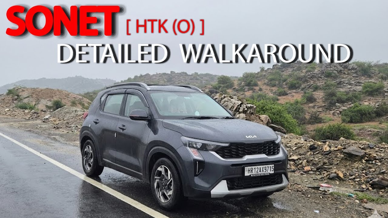 KIA Sonet HTK(O) Full Walkaround Video || DevanshRohillax