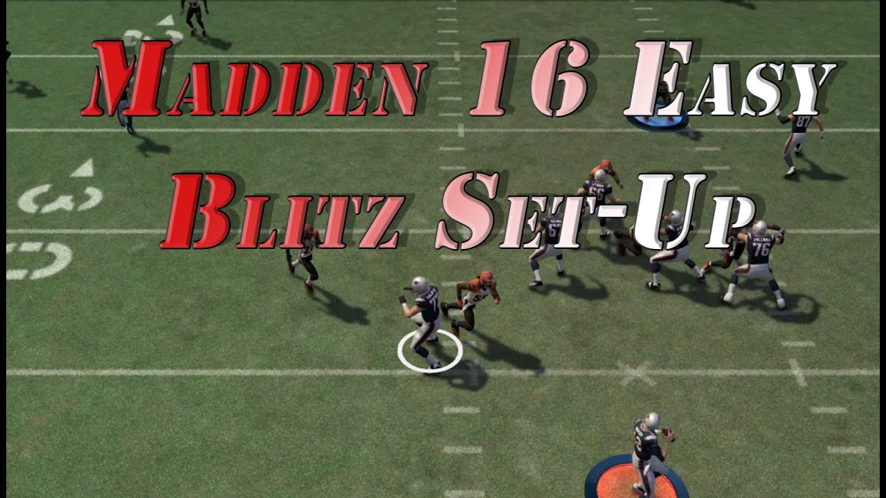 Madden 16 Tips | Easy Blitz Set Up