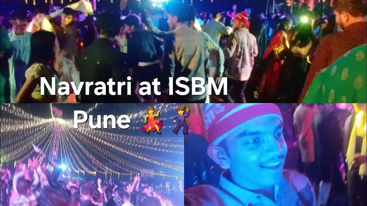Navratri at ISBM Pune | ISBM College | Mr.Chinu | Vlog #25