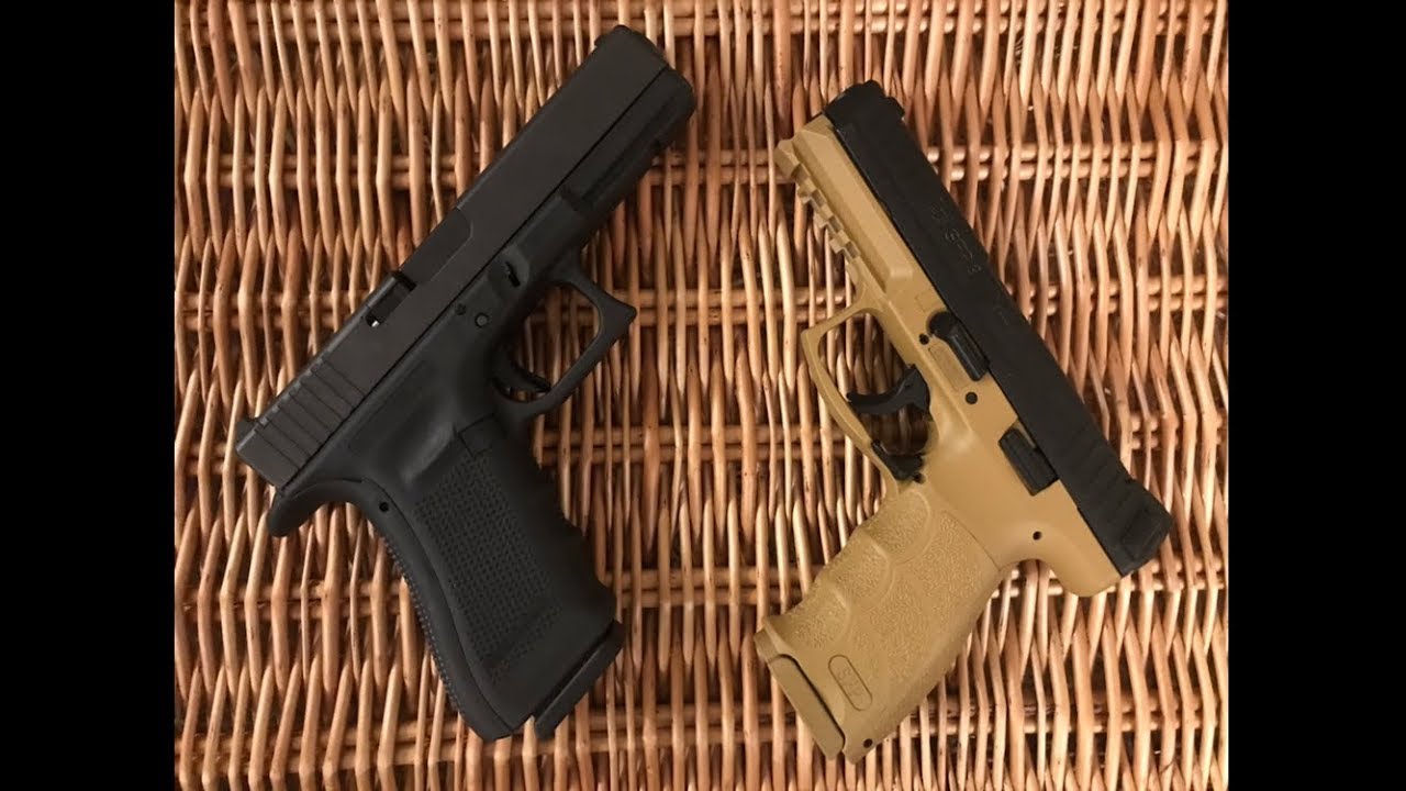 Пистолеты Glock 17 Gen4 MOS vs H&K SFP 9 !! Ответ критикам Глока ( не жалейте времени и патронов) .