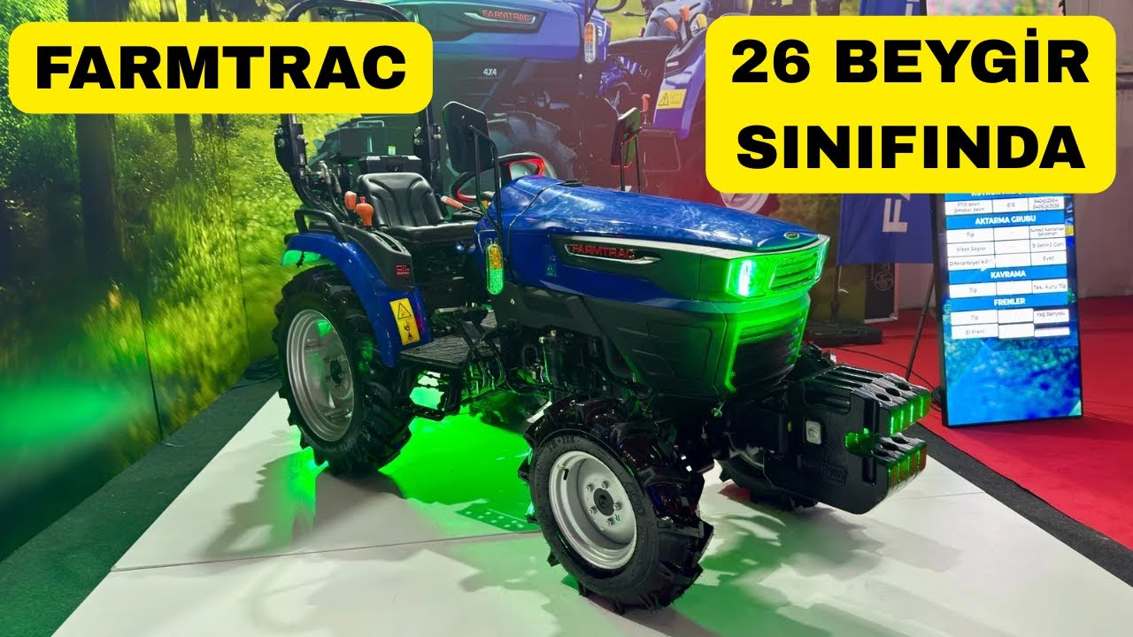 Ülkemizde Hintli Traktör Markaları Çoğalıyor - Kubota Farmtrac'ı Getirdi