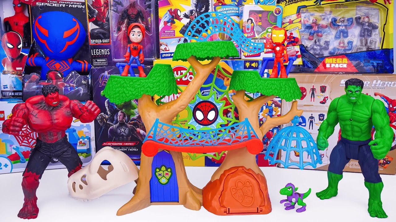 Unboxing Marvel Spiderman Toys Series | Marvel Spiderman & Friends Playground | Spider Man Masks