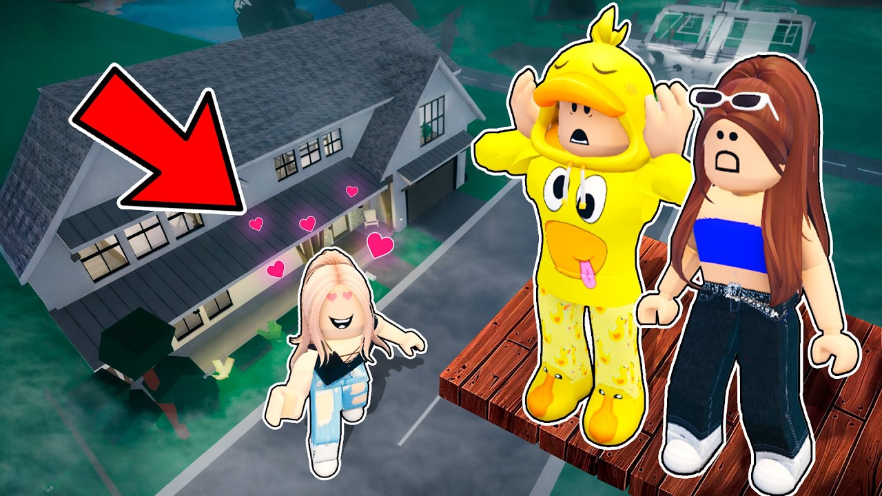 Construimos una BASE AÉREA para Escondernos de mi FAN LOCA en Brookhaven Roblox!!