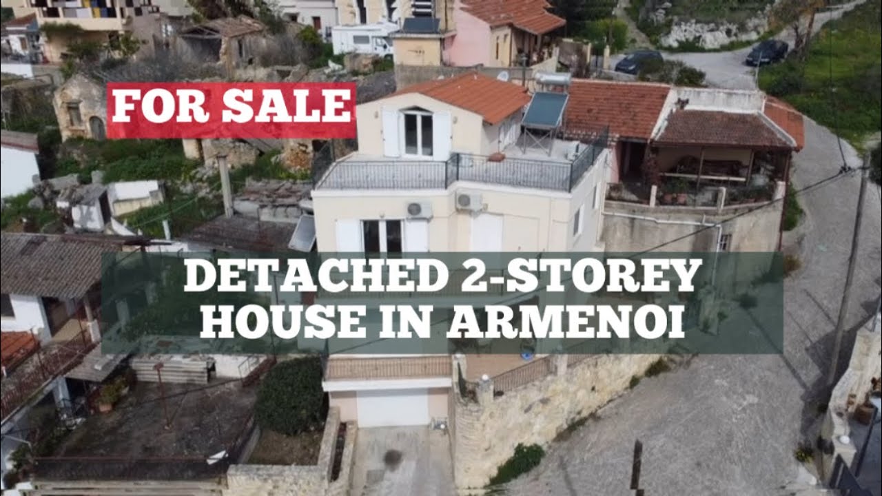 FOR SALE A DETACHED HOUSE WITH MOUNTAINS VIEWS IN CRETE