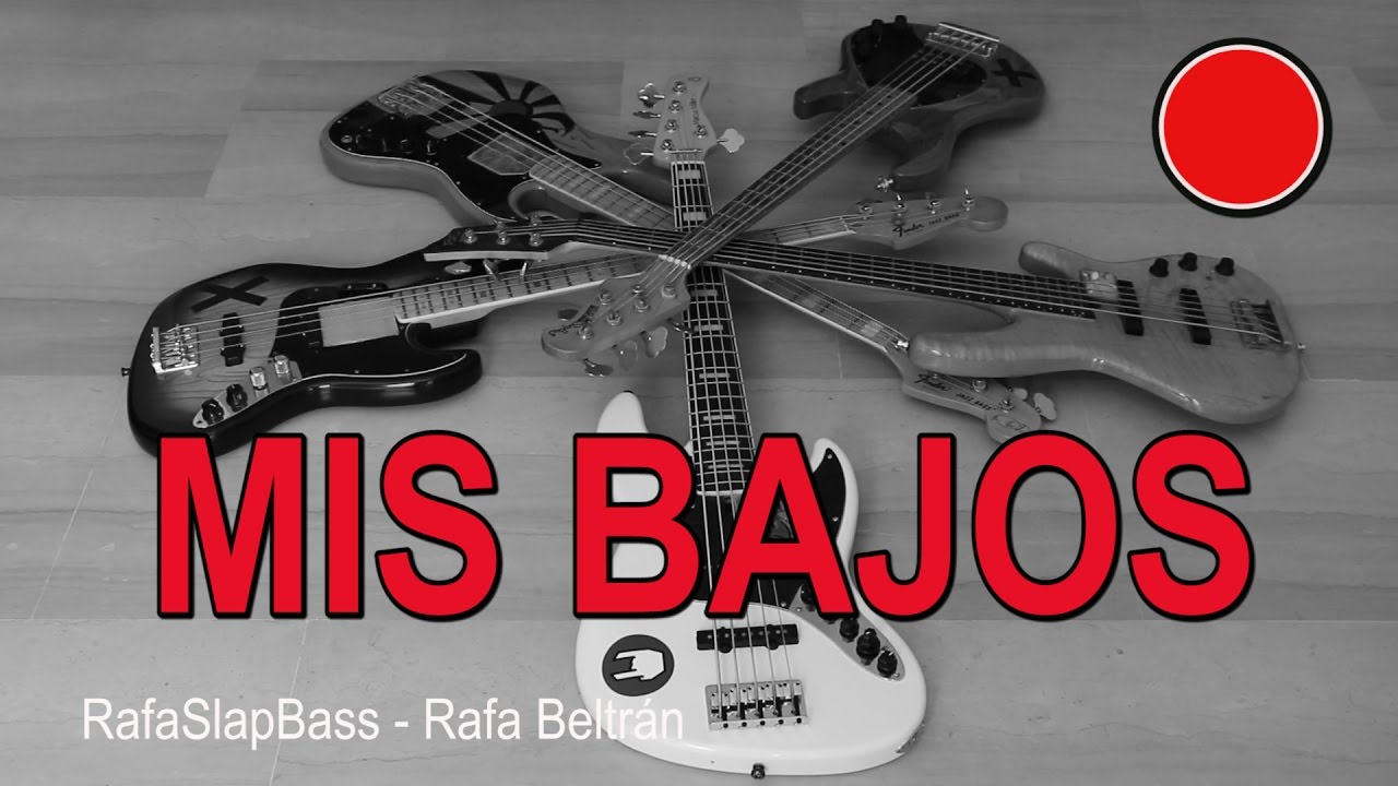 TODOS MIS BAJOS (Fender Jazz Bass, Sire Marcus Miller V7, Music Man StingRay, MTD, Heartfield)