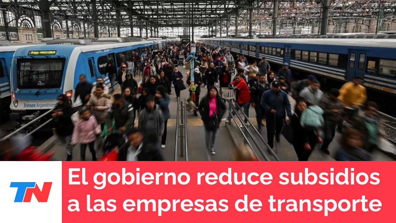 El gobierno reduce subsidios a las empresas de transporte