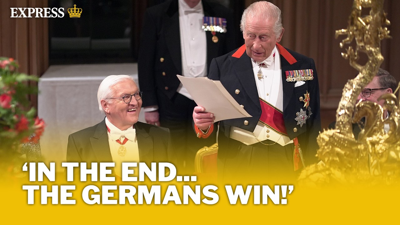 King Charles gives passionate speech at Windsor state banquet for German President