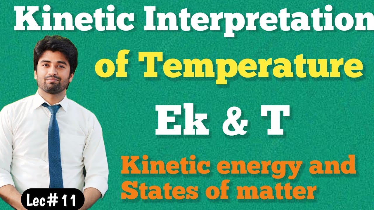 Kinetic Interpretation of Temperature| Relationship between kinetic energy and absolute temperature