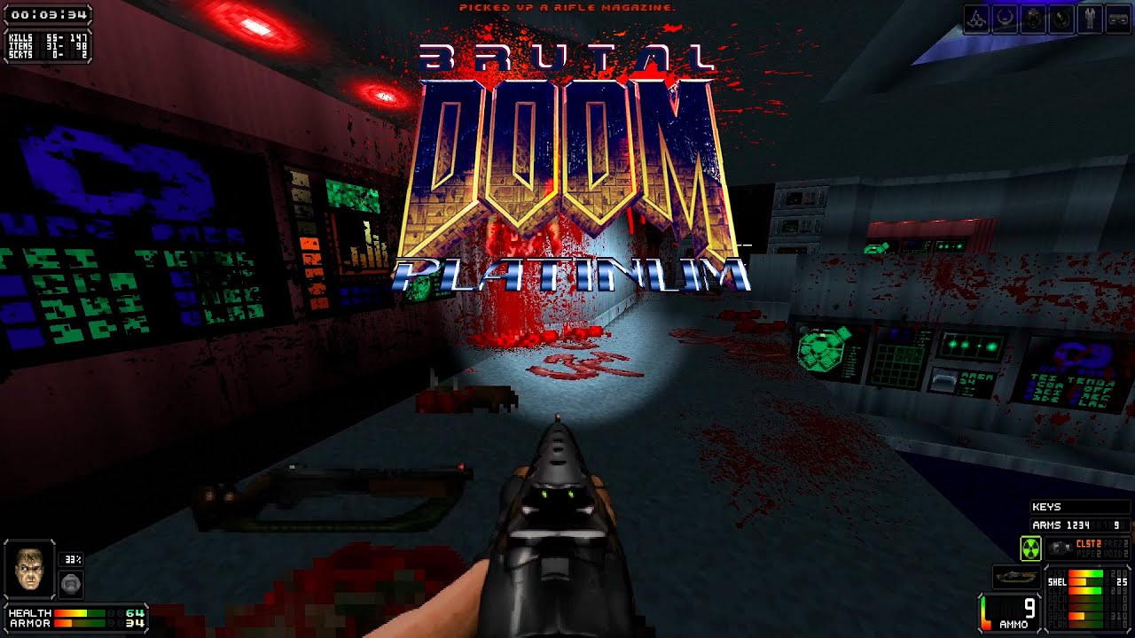 Icarus: Alien Vanguard | Brutal Doom Platinum v3.1.1 | Map 2-3