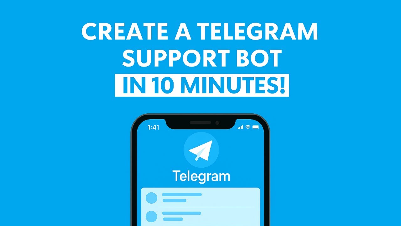 Create a Telegram Customer Support Ticket Bot in 10 Minutes!