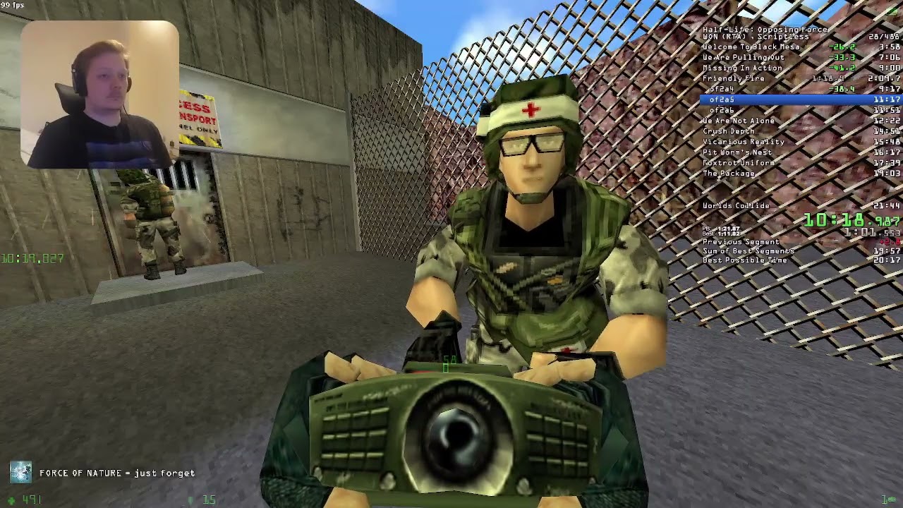 Half-Life: Opposing Force in 21:28 (RTA, Scriptless)
