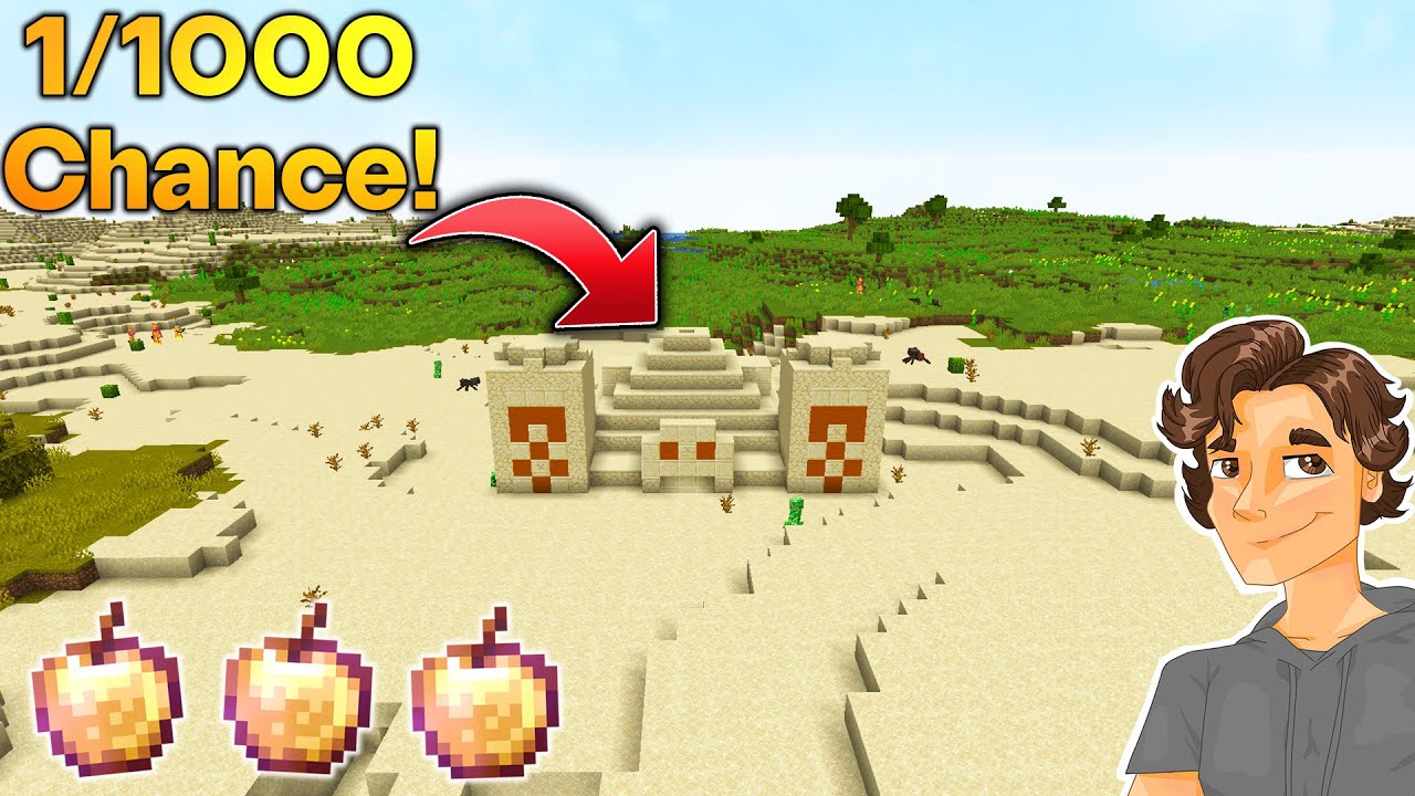 Finding 3 GOD Apples in 1 Desert Temples