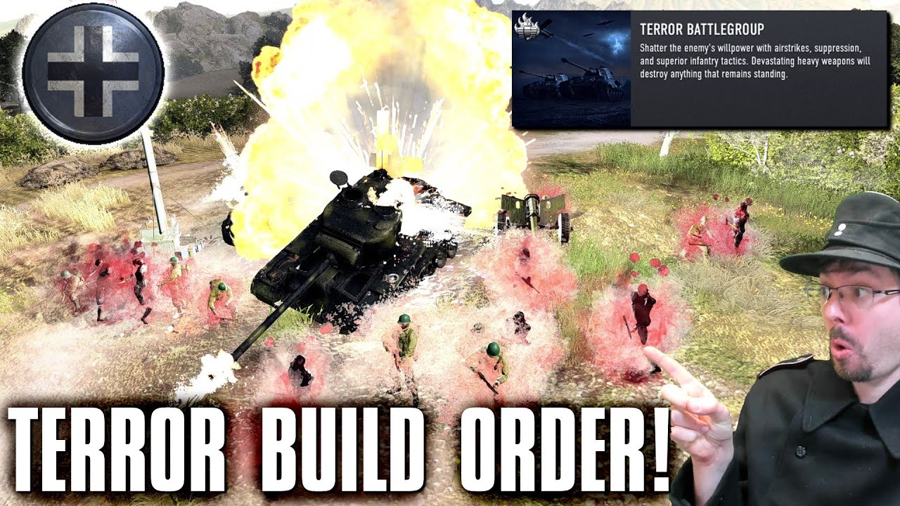 Terror Battlegroup Build Order - Wehrmacht - Company of Heroes 3