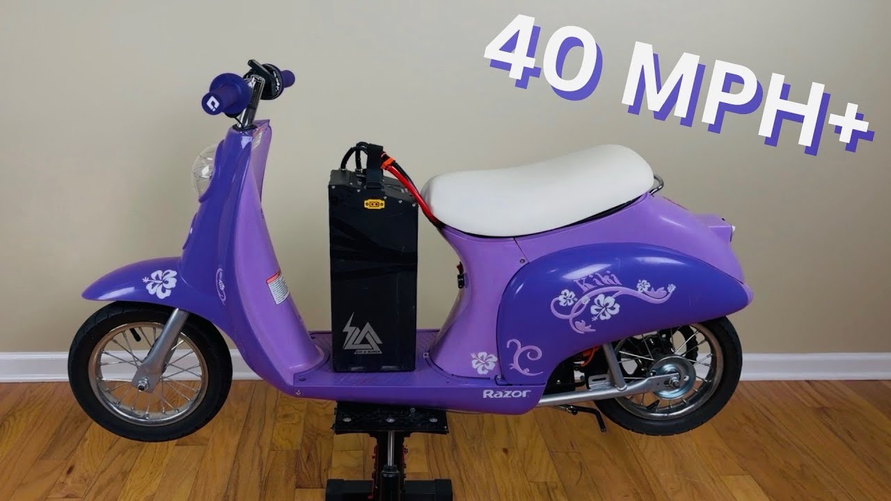 I Upgraded a Kids Electric Moped WAY Too Far