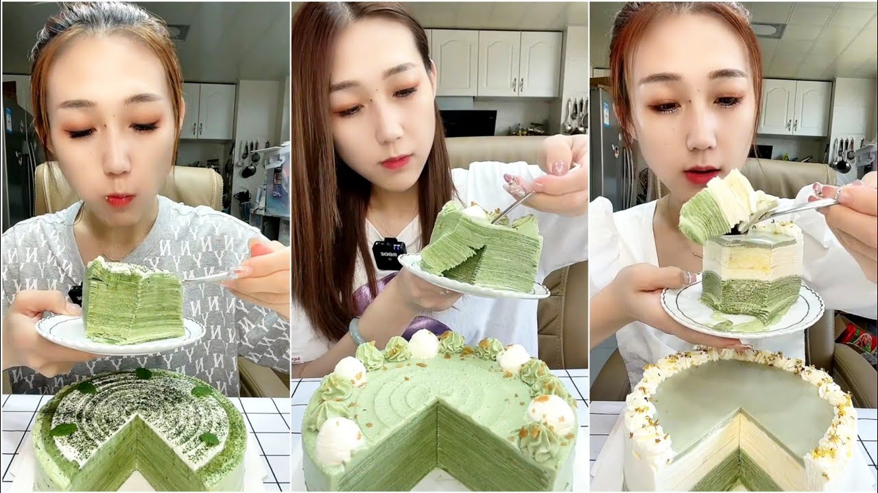 ASMR - #7 || *jiebao6777* MILLE CREPE CAKE EATING