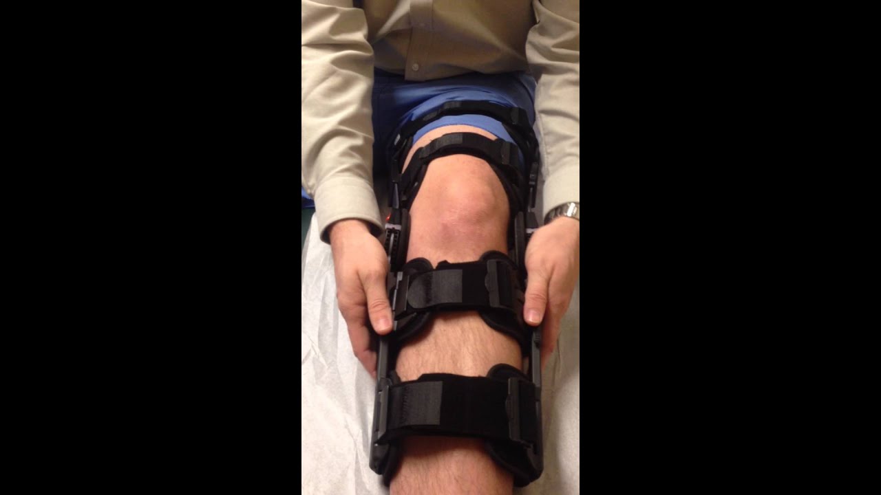 Learn how to use your knee brace