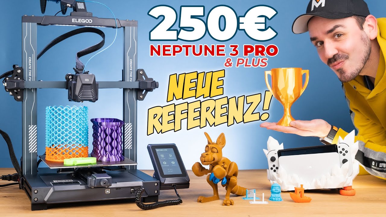 ELEGOO Neptune 3 Pro & Plus | DER Anfänger 3D Drucker! (XXL Test 2023)