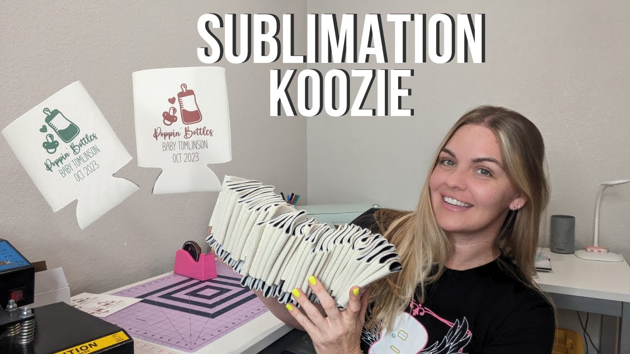 HOW TO CREATE A DESIGN  | SUBLIMATION KOOZIE