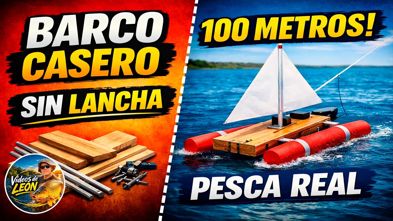 Barquito “PESCADOR” para PESCAR a TROLLING. Barrilete para pescar a trolling desde orilla