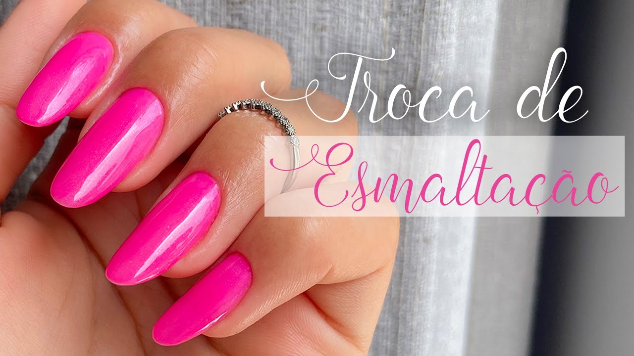 Troca de Esmaltação em Gel no Alongamento (Passo a Passo)