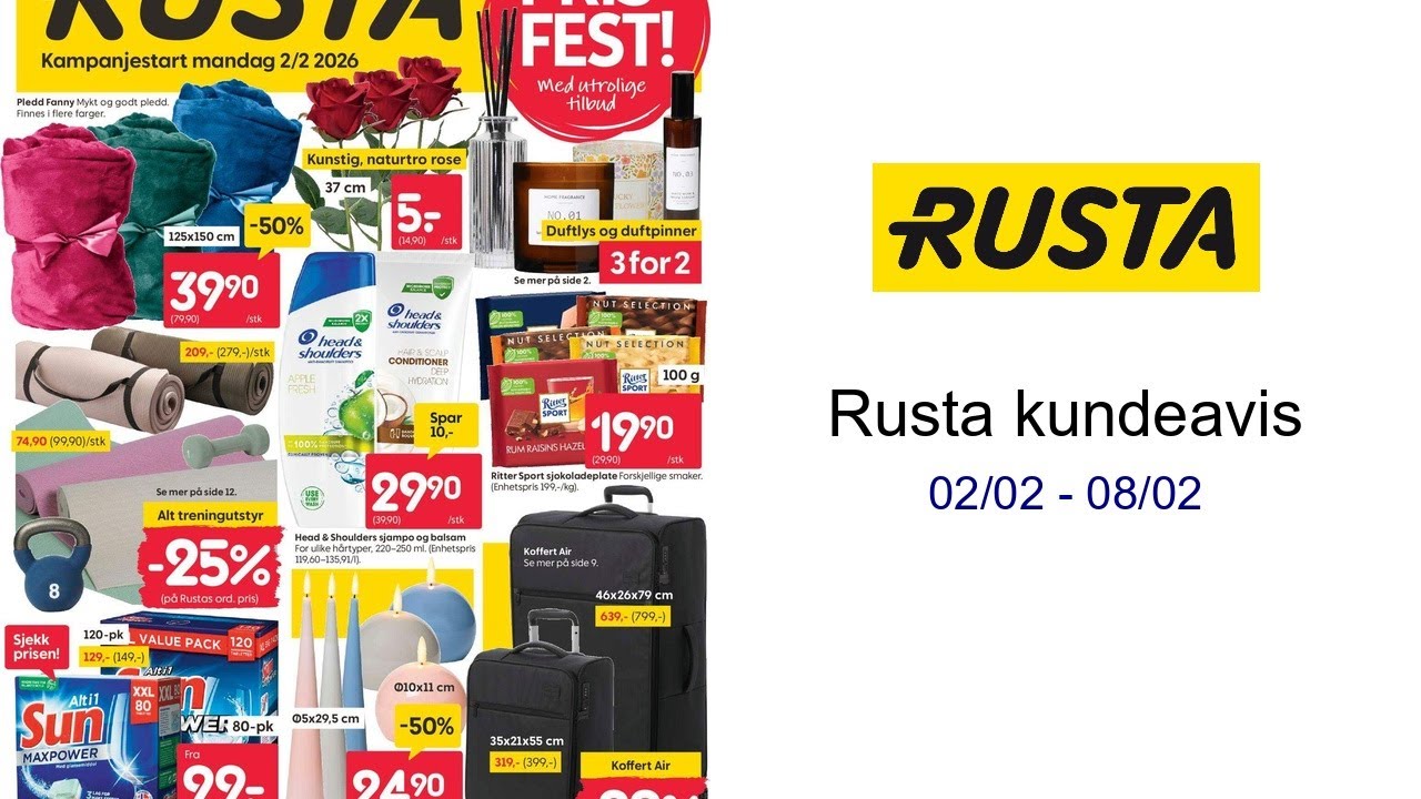 Rusta kundeavis 02/02 - 08/02
