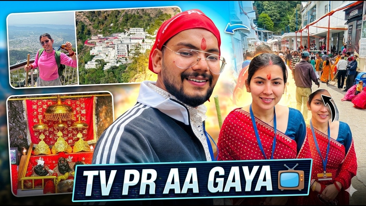 Maa Vaishno LIVE Aarti me TV pr aagaye 😍 Alka Suyash Aswal