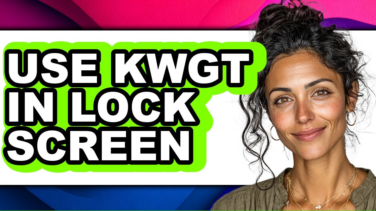 How to Use Kwgt in Lock Screen (updated)