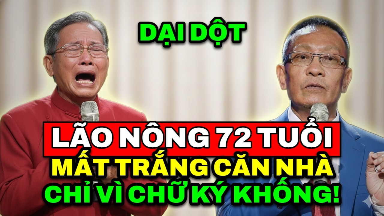 TÂM SỰ CÙNG VĂN SÂM - Lão nông 72 tuổi mất trắng căn nhà mặt phố chỉ vì một chữ ký ký khống dại dột