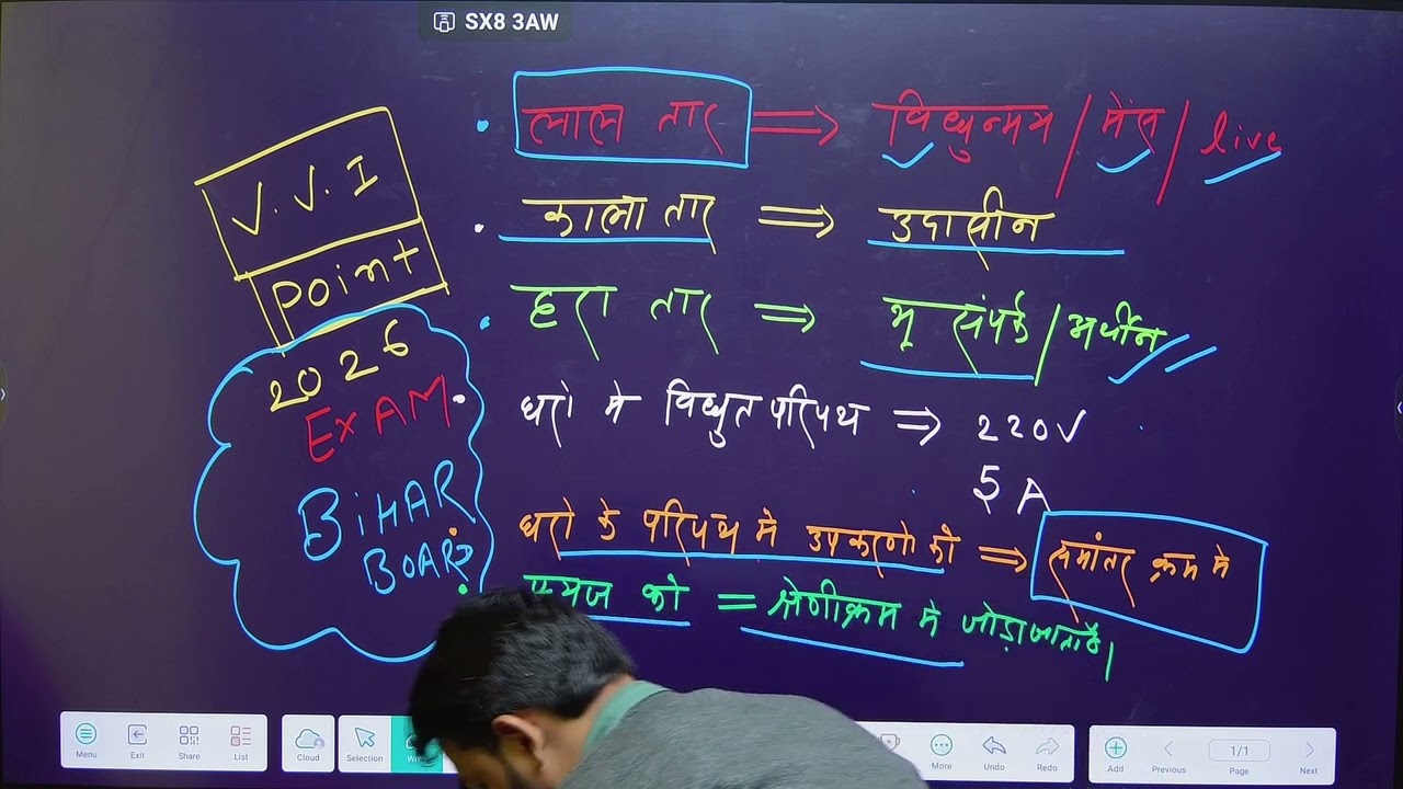 Class 10th physics ।।लाल तार को क्या कहते है।।#vviquestion #importantquestions #exam2026biharboard