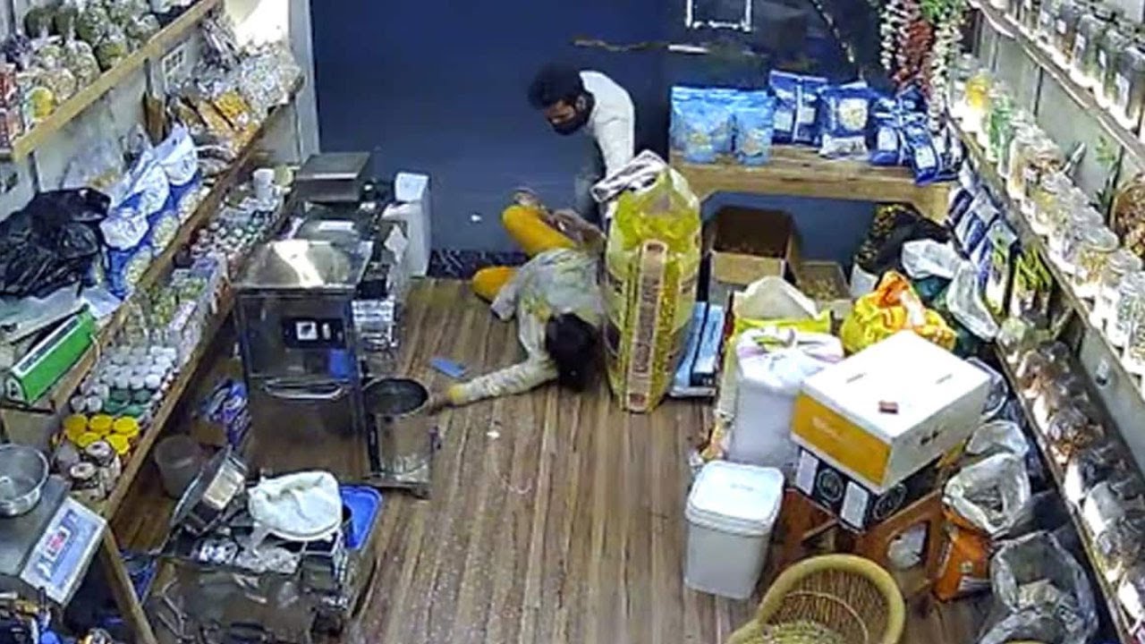 Delhi: Bike-borne men snatch woman's chain at gunpoint in Rohini, shocking CCTV visuals emerge