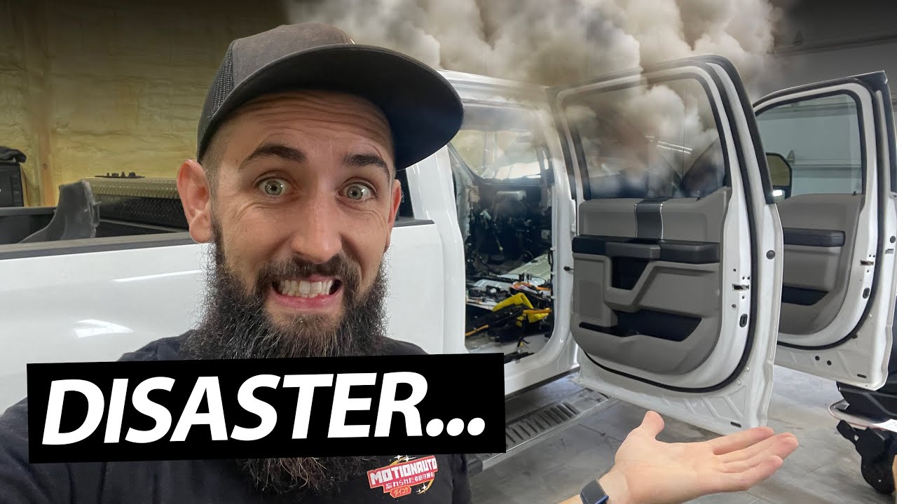 ALMOST BURNING MY F250 TO THE GROUND!!!