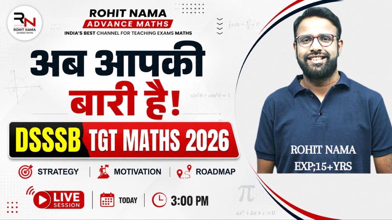 DSSSB TGT Maths 2026 Selection Blueprint 🔥 | Result Analysis + Next Target | Live Strategy Session