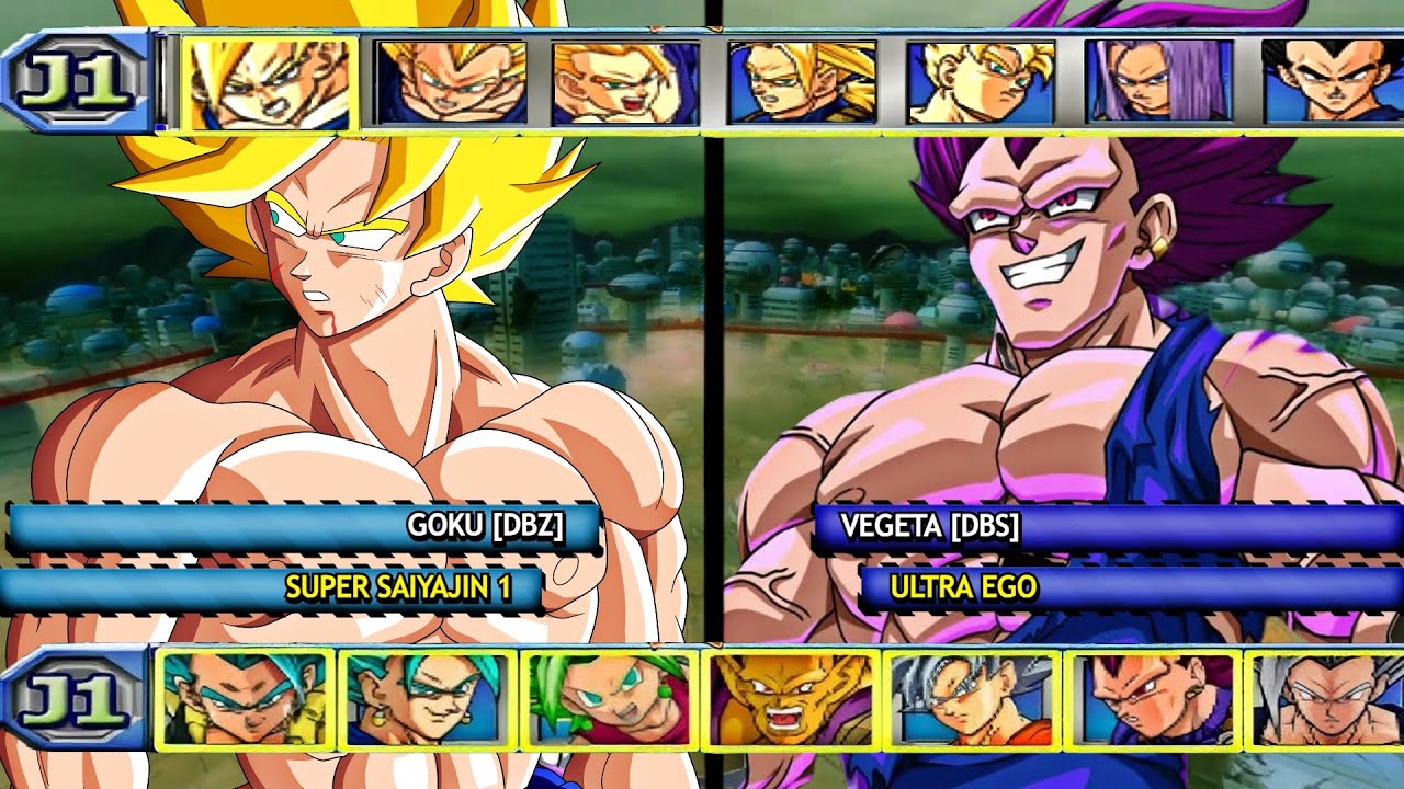 super saiyajin 1 VS novas transformações (5X5) BATALHA INSANA DBZ budokai tenkaichi 4 [4k60FPS]